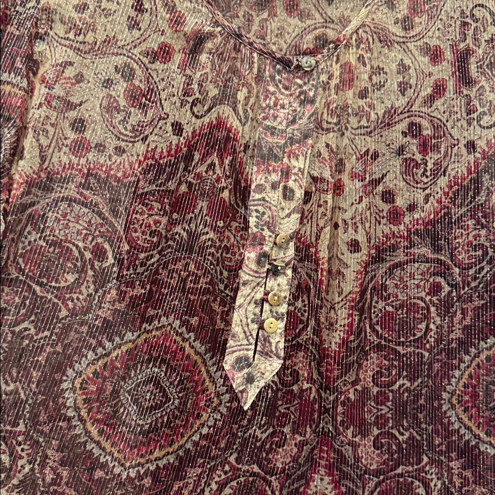 Johnny Was Bohemian Paisley Maxi Dress - Picture 4 of 6